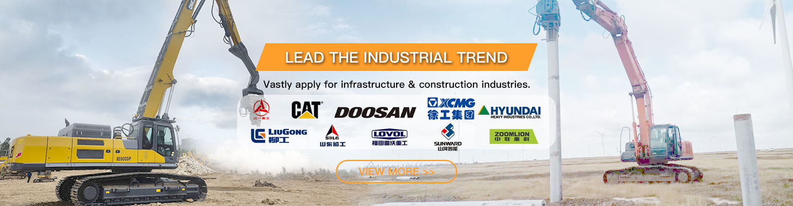 Four Eccentric Pile Driver