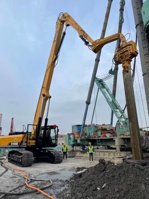30Mpa Hydraulic Pile Driver For 8 Meter Sheet Piling Work