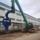 Long Length Sheet Piling / Withdrawing With Excavator Mounted Vibro Hammer
