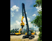 15 Meter Sheet Pile Driver Excavator Mounted Vibro Hammer For Hard Soil Condition