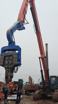Powerful Hydraulic Pile Driver For 33-40 Ton Excavator 32Mpa Pressure