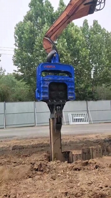 Excavator Mounted Pile Driver For 48-52 Tons In Heavy Construction Projects