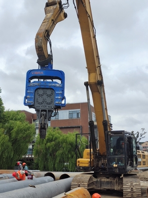 Max. Pile Length 27M Pile Driver For 75-80 Tons Excavator