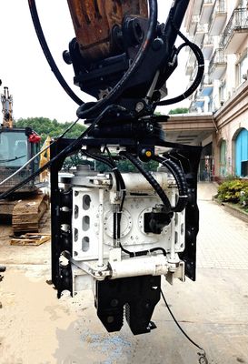 Side Grip Pile Driver – Low Headroom Operation Capability & Compact Structure Confined Spaces for 25‑32T Excavators