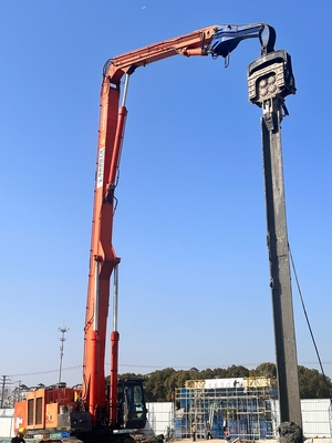 Excavator Mounted Pile Driver Hydraulic Power Source Excavator Final Drive Motor And Used Options