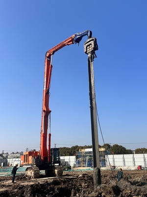 Excavator Mounted Pile Driver Hydraulic Power Source Excavator Final Drive Motor And Used Options
