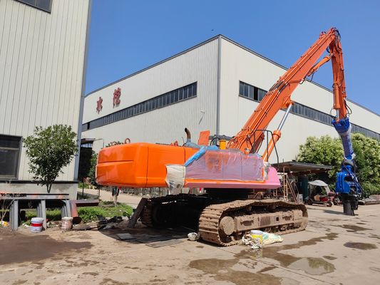 12M Max Pile Length Solar Pile Driver With 1900 Kg Hammer Weight