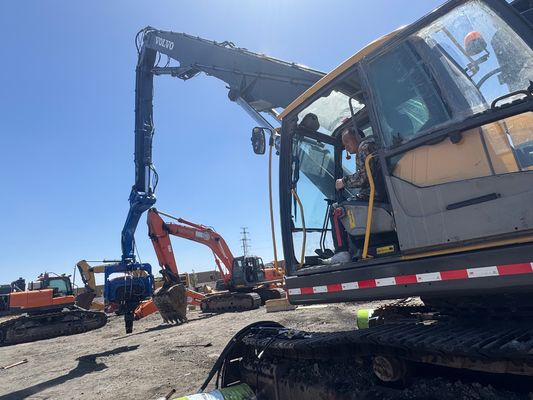 12 M Max Pile Length Photovoltaic Pile Driver For Heavy Duty 33-40Ton Excavator