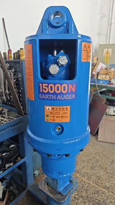 Hydraulic Earth Drilling Auger 25000N For 10 - 15 Tons Excavator