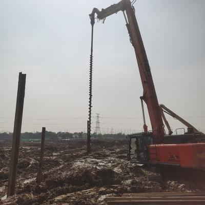 Hydraulic Earth Drilling Auger 30000N For 20 - 27 Tons Excavator