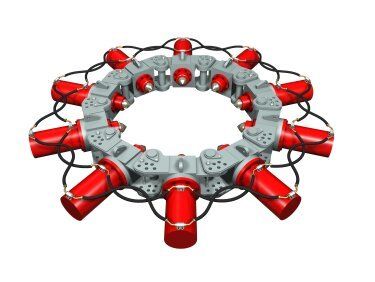 4-18 Module Hydraulic Pile Breaker for 30-40T Excavator with 1700-2000mm Pile Breaking Diameter Range and for Pile Breaking