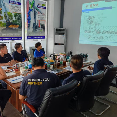 Solar Powered Sheet Pile Driver For 15m Piles | High Efficiency Vibro Machine