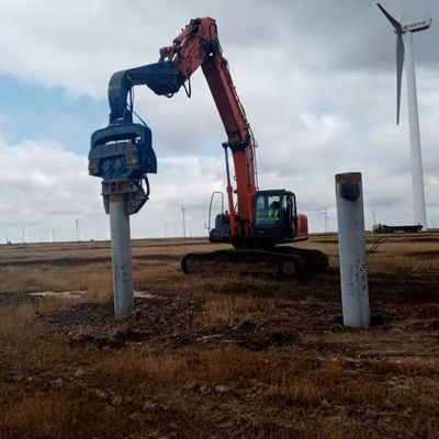 10m Sheet Pile Driving Machine Quick Converting Operation