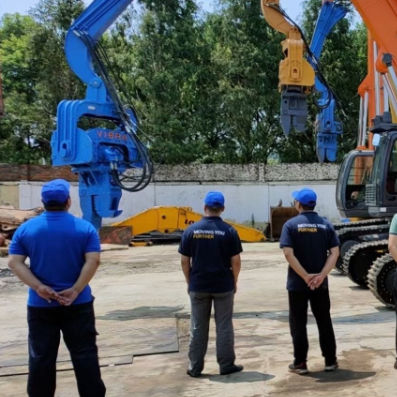 High-Performance Steel Pile Driver: Rapid Vibro Hammer with Powerful Excitation Force