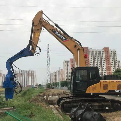 High-Efficiency Sheet Pile Driver | 15m Capacity Hammer Equipment For Construction