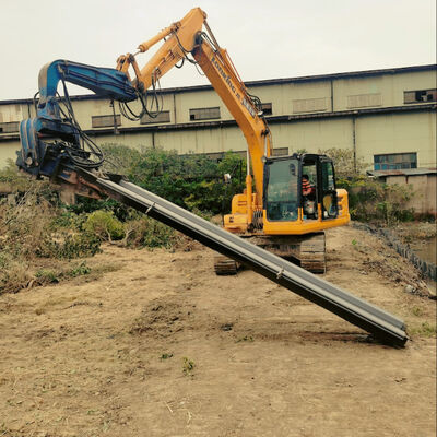 Plastic Sheet Piling Pile Driver: Fast Driving & Universal Mounting