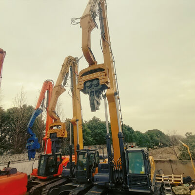 Excavator Mounted Vibro Hammer / Pile Driver For 10 Meter Piling Construction Work