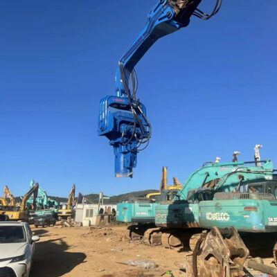 2800rpm Excavator Mounted Vibro Hammer For Solar Panel Installation
