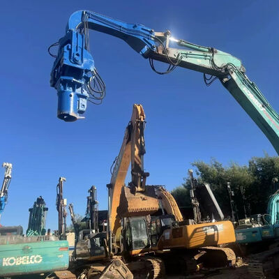 2800rpm Excavator Mounted Vibro Hammer For Solar Panel Installation