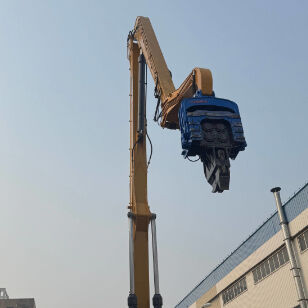 Quick Tool Change System Hydraulic Pile Driver Delivering High Impact Energy And Confined Space Adaptation Solution.