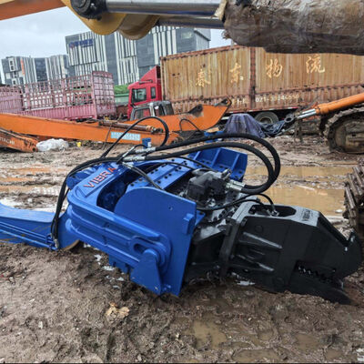 High Frequency Vibration Output Pile Driver with Integrated Control Valve Assembly & Low Maintenance Cost Design