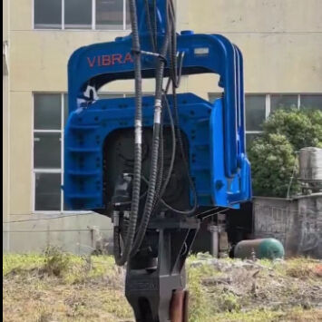 High-Torque Pile Driver for 65-75T Excavators: Four Eccentric Design