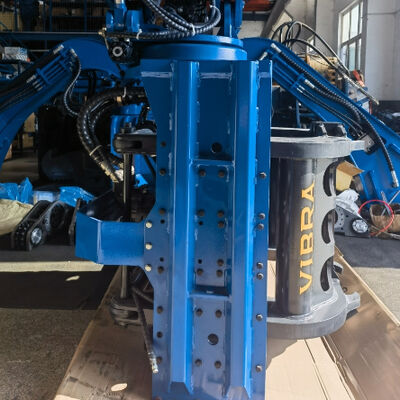 Side Grip Pile Driver | High Frequency Vibration Output & Confined Space Adaptation Solution for 25-32T Excavator