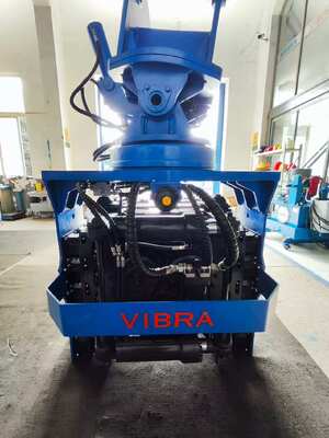 Full 360 Degree Continuous Rotation China Pile Driver | Bidirectional Tilt Driving Head Factory + Low Headroom Design