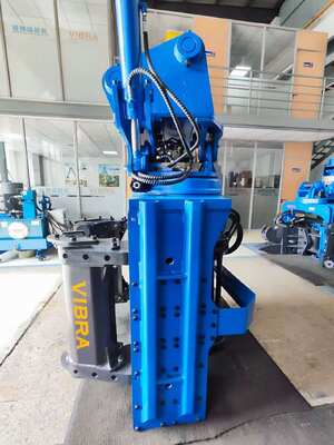 Full 360 Degree Continuous Rotation China Pile Driver | Bidirectional Tilt Driving Head Factory + Low Headroom Design