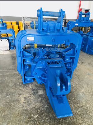 Photovoltaic Pile Driver | Dual Pump Flow Merging System & High Frequency Vibration Output for 20-30T Excavator