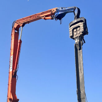 Pile Driver Excavator Mounted Design With Flexible Used Options