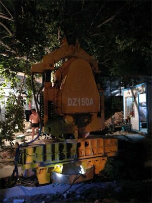 Electric Vibratory Hammer – Low Noise Eco Friendly Operation & Zero Emissions for Outdoor Sensitive Environments