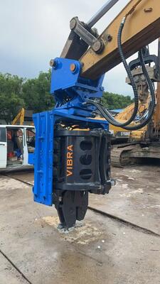 Side Grip Pile Driver Manufacturers – SV-400 Full Slewing Mechanism Assembly With Low Headroom Operation