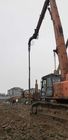 High Efficiency Sheet Pile Driving Equipment Low Vibration Short Working Period