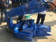 Photovoltaic Series Pile Driver Machine , Excavator Mounted Sheet Pile Driver