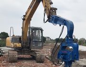 Accurate Excavator Mounted Pile Driver 2600kg Hammer Weight Stable Performance