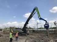 Zoomlion Photovoltaic Excavator Mounted Pile Driver 12m
