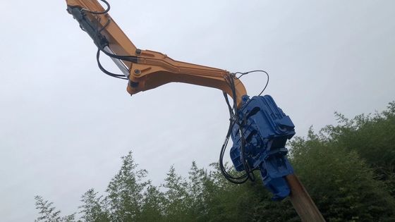 470Kn Centrifugal Force 3 Ton Hydraulic Pile Driver For Excavator