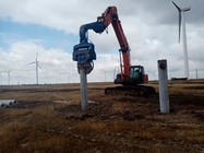 12m Solar projects Pile Driving Hammer For Foundation Projects