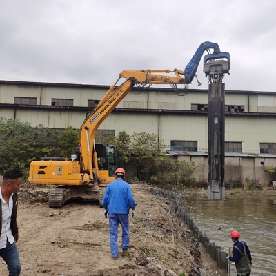 Pile Hammer - High-Frequency 2800 RPM & Excavator-Mounted