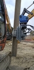 3000 Rpm Steel Side Grip Pile Driver For Low Height Working Areas