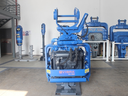 Side Grip Pile Driver: 3000 RPM & Low-Height Design for Confined Spaces