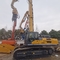 10M Excavator Mounted Pile Driver In Hard Soil Condition