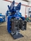 Side grip pile driver for narrow space piling construction works
