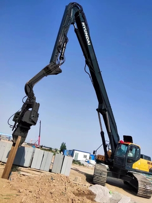 420KN Centrifugal Force Vibro Hammer For 12 Meter Hard Soil Piling Work