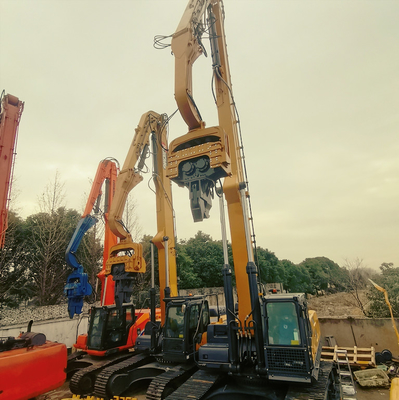 6 - 60 Ton Excavator Mounted Hydraulic Vibrating Pile Driver For Piling Construction Projects