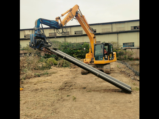 Mini Excavator Mounted Vibro Hammer For Construction Projects