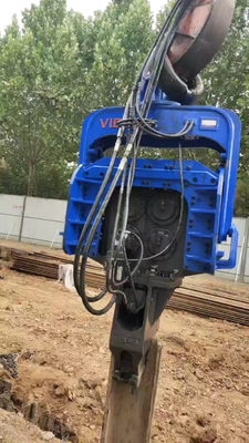 Excavator Mounted Pile Driver For 48-52 Tons In Heavy Construction Projects