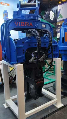 Low Maintenance 360° Rotation Pile Driver | Full Slew Assembly + 372 kN High Frequency Vibration