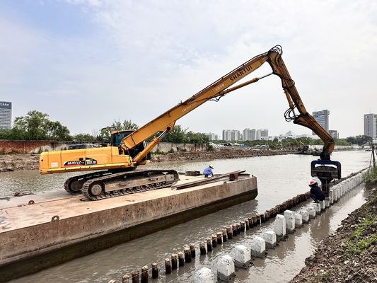 12 M Max Pile Length Photovoltaic Pile Driver For Heavy Duty 33-40Ton Excavator
